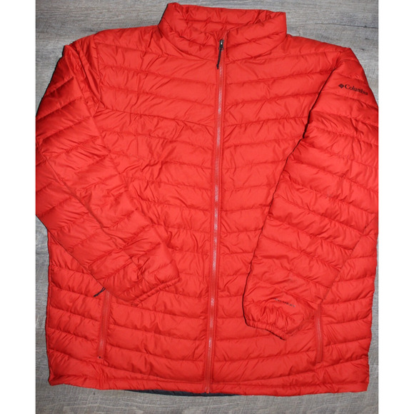 NWT MEN'S COLUMBIA RED SLOPE EDGE II HOODED FULL ZIP JACKET COAT‎ SZ 3XLT - Picture 6 of 8